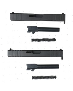 Aftermarket G19 Slide, Barrel & Spring (Lot Of 2) Cylinders & Slides