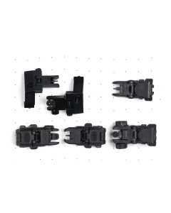 Aftermarket (Lot Of 6 Pcs) Back Up Rear And Front Sights Sights, Optics & Mounts