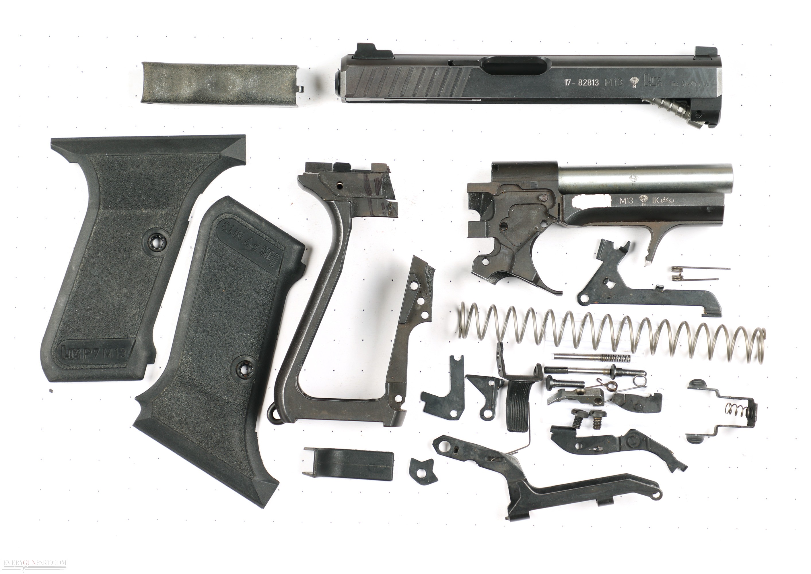 Heckler and Koch P7 M13 Semi-auto Handgun Parts Kit | Order