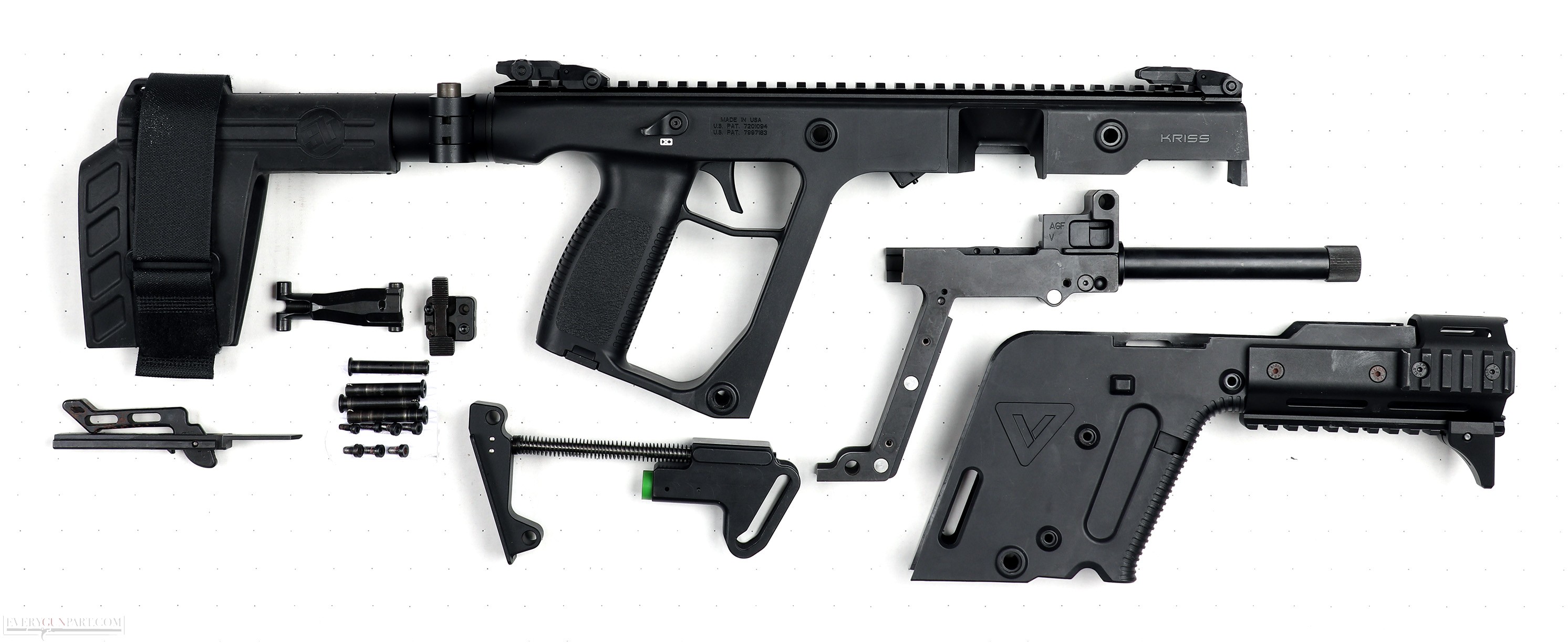 クラシック Kriss and parts Order | Kit Parts Handgun Semi-auto Vector トイガン