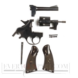 WEBLEY MKVI .455 REVOLVER W/LEATHER HOLSTER #3-08127-BDH