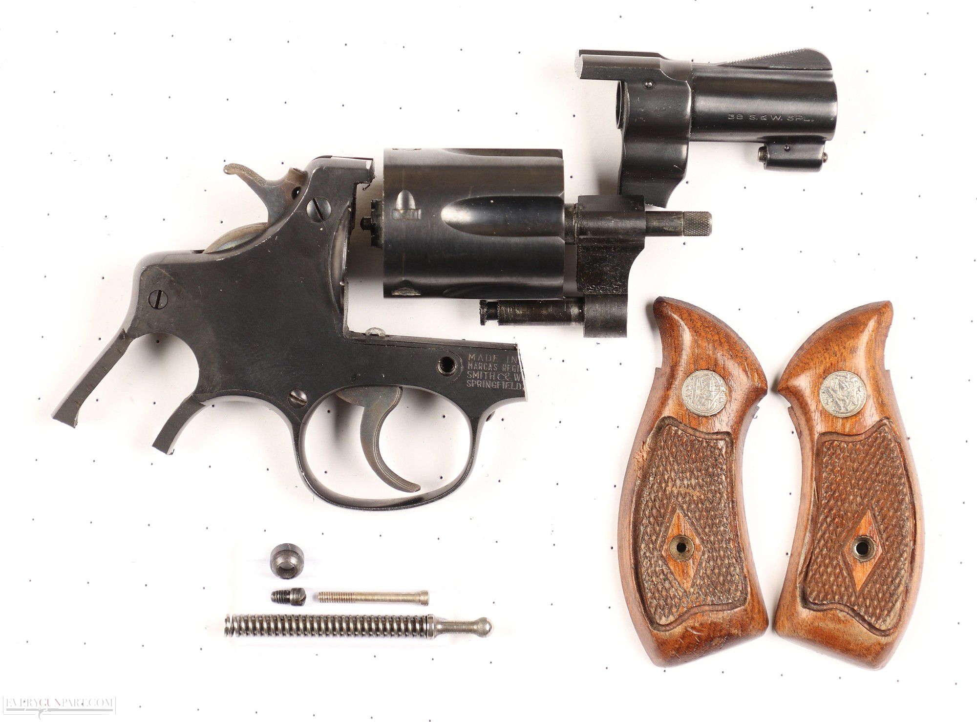 BLUED Smith & Wesson K L N Frame Revolver Side Plate Screw Set 