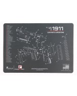 1911 Schematic Gun Mat  
