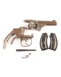 Smith & Wesson Safety Hammerless Revolver Nickel