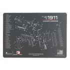 1911 Schematic Gun Mat  