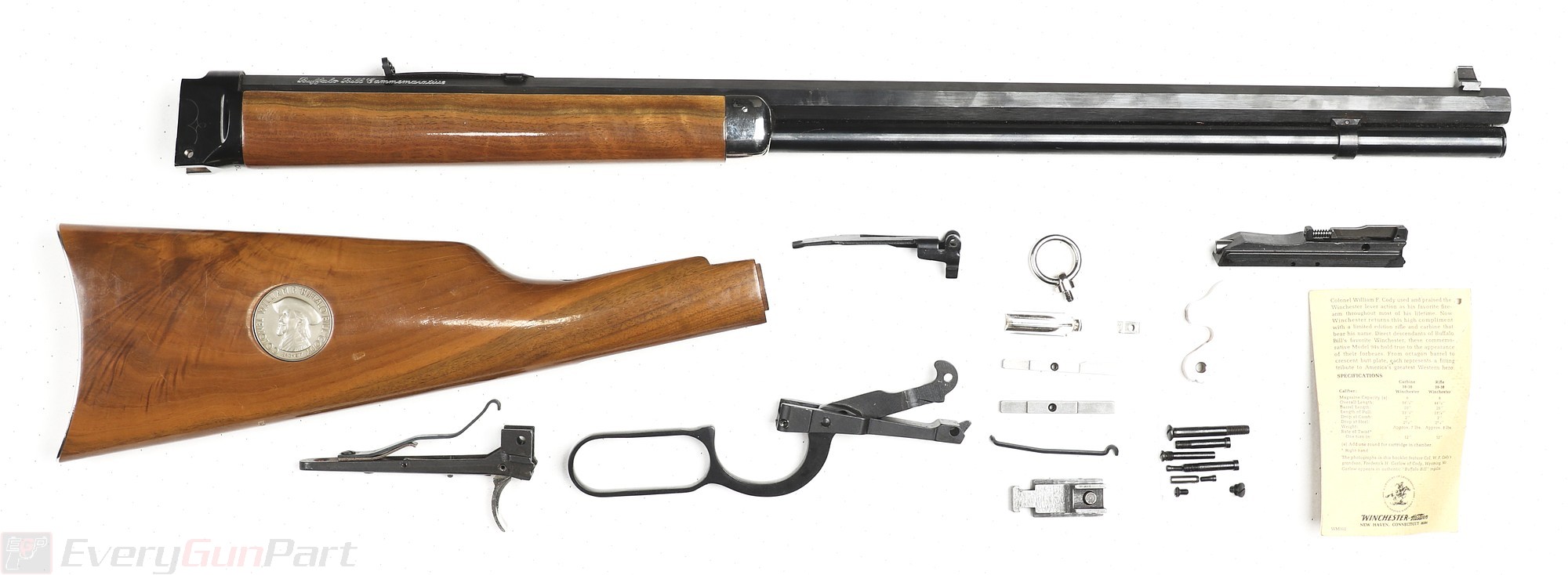 Winchester 94 Buffalo Bill Commemorative Lever Action Rifle Parts