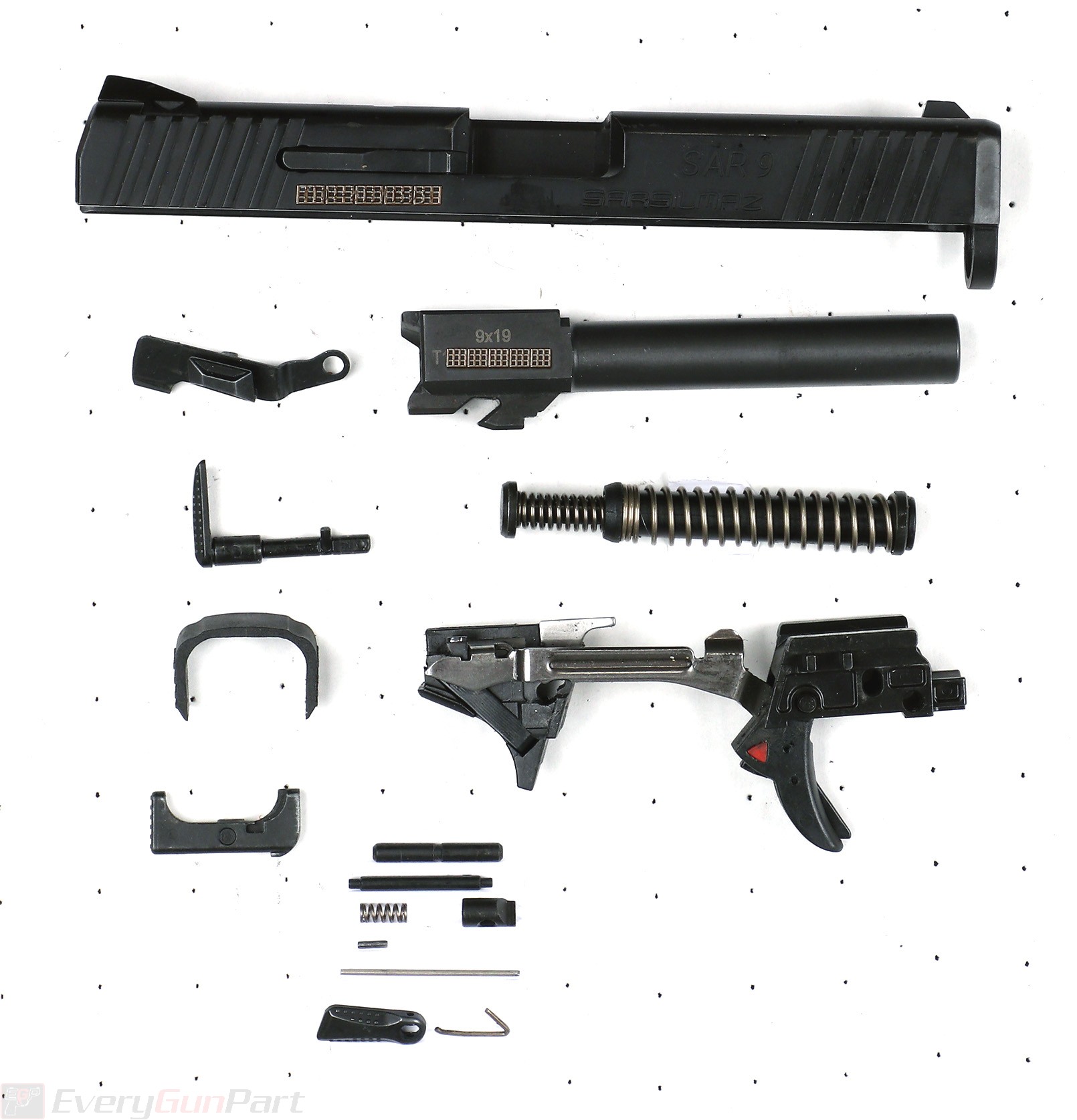 Sarsilmaz SAR9 Semi-auto Handgun Parts Kit | Order parts and parts