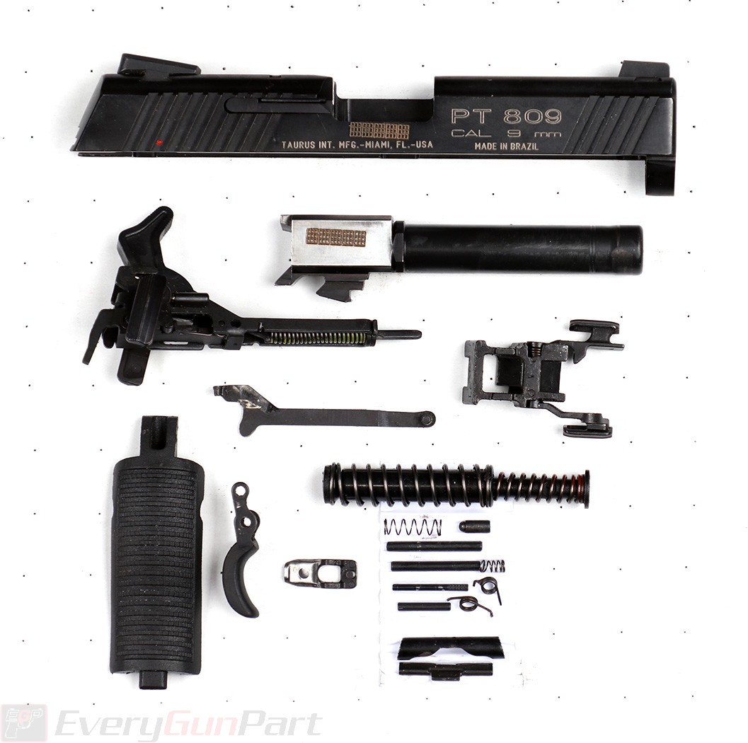 Taurus PT809 Semi-auto Handgun Parts Kit | Order parts and parts