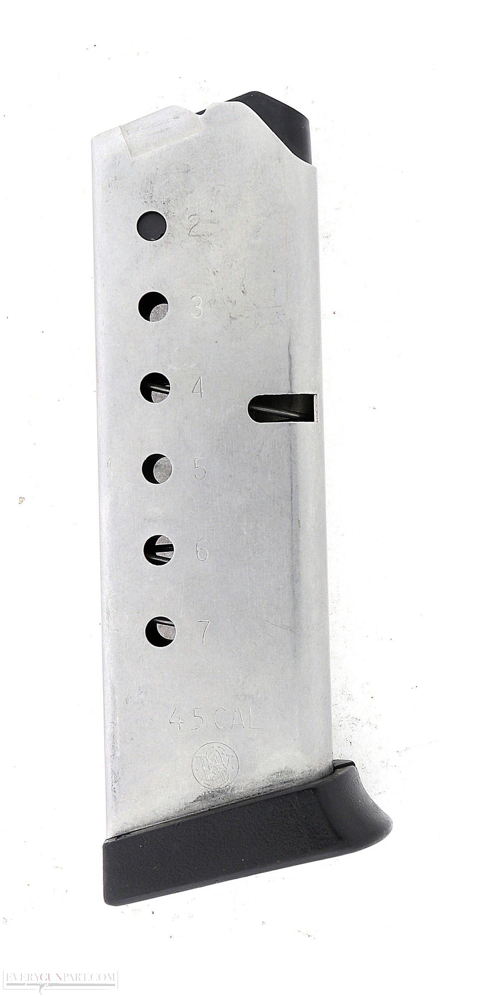 Details about   Smith & Wesson 4516 457 45acp 7 Round Blued Steel Magazine w/ Finger Rest Mag 