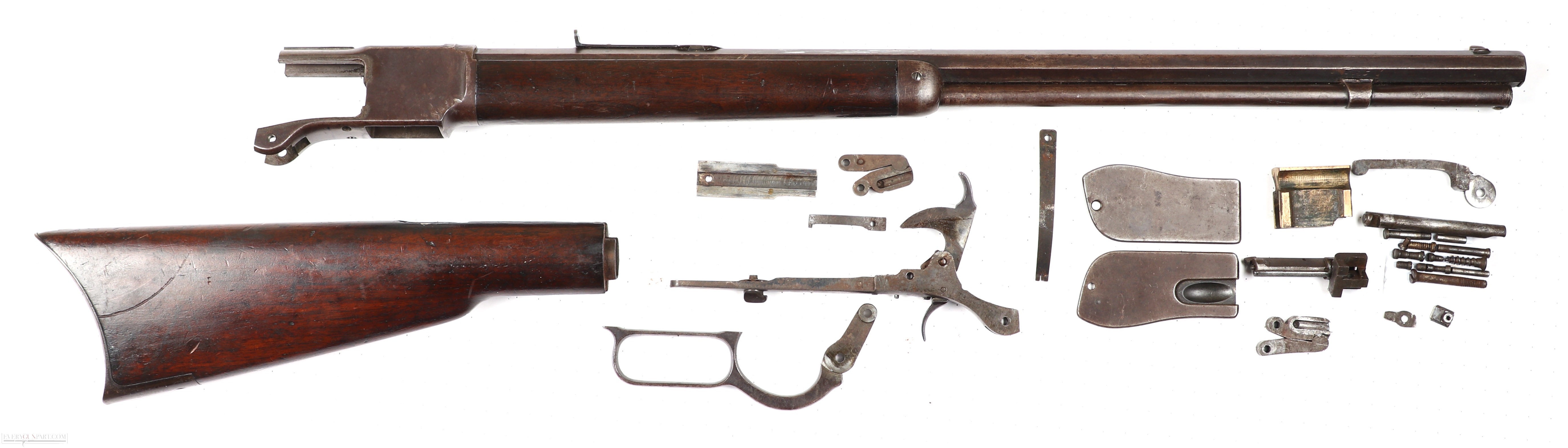 Winchesterマントルピース Original U.S. Winchester Model 1873 .38-40 Rifle with 26